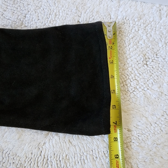 BD black overknee boot suede-feeling elastic size 6.5 Preowned excellent - Picture 10 of 13